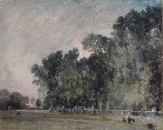 John Constable Landscape study:Scene in a park oil painting artist
